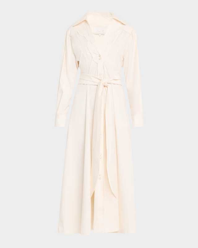 Vela De Cruz Western Midi Shirtdress